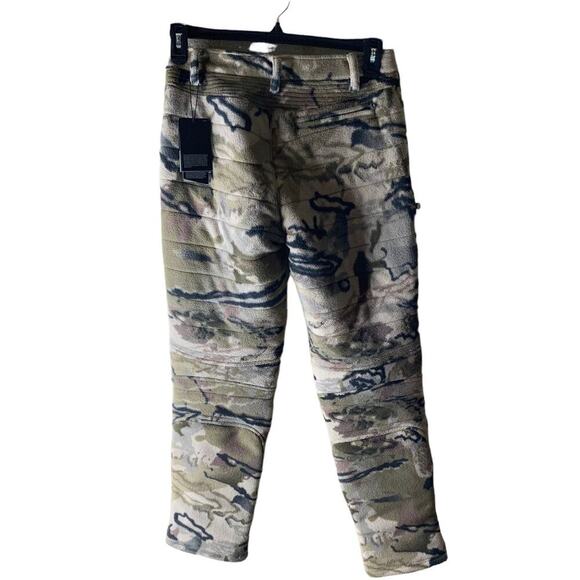 Under Armour Rut Camo Pants Women 4 Loose Fit Straight Leg Camouflage Fleece NWT - Picture 4 of 16